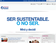 Tablet Screenshot of gruposancorseguros.com